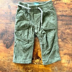 baby GAP corduroy lined pants
